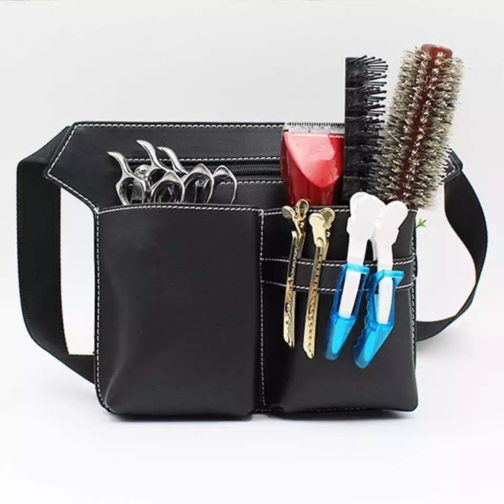 Hairdresser Makeup Artist Leather Waist bag